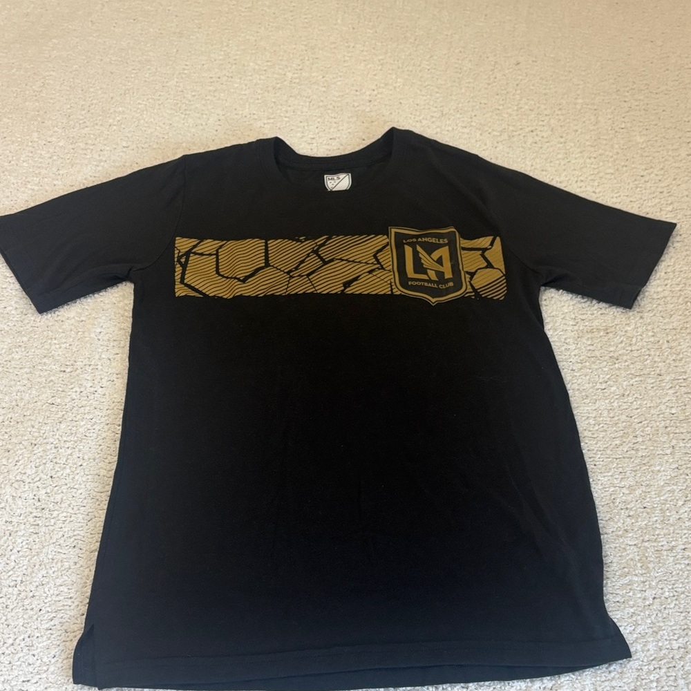 Black and Gold Graphic boys Shirt